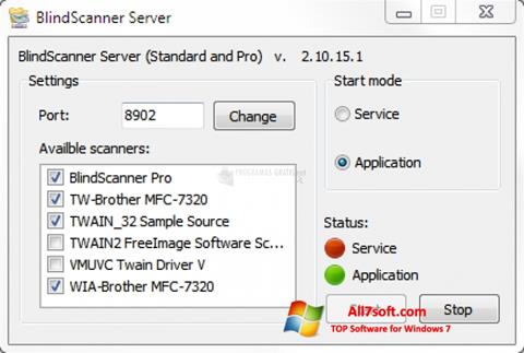Screenshot BlindScanner untuk Windows 7
