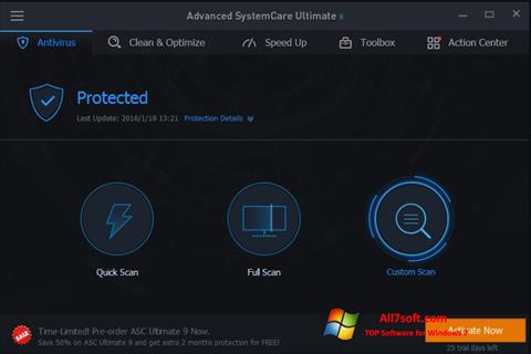 Screenshot Advanced SystemCare untuk Windows 7