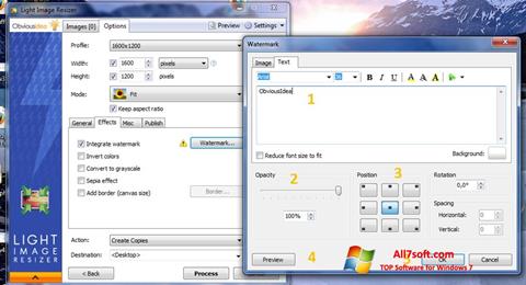 Screenshot Light Image Resizer untuk Windows 7