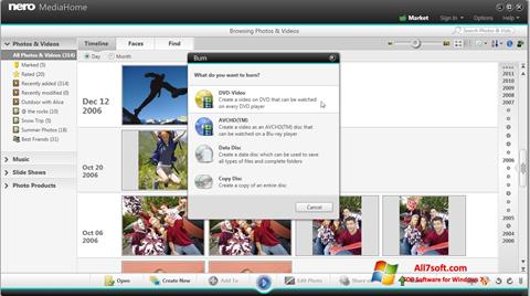 Screenshot Nero MediaHome untuk Windows 7