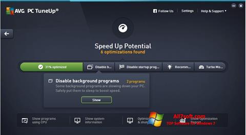 Screenshot AVG PC Tuneup untuk Windows 7