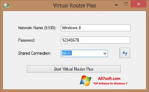 Screenshot Virtual Router Plus untuk Windows 7