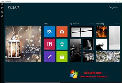 Screenshot PicsArt untuk Windows 7