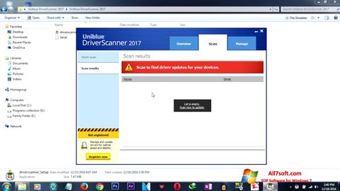 Screenshot DriverScanner untuk Windows 7