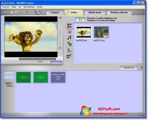Screenshot WinDVD Creator untuk Windows 7