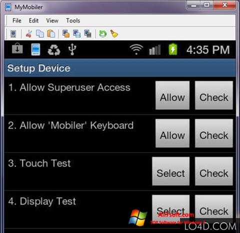Screenshot MyMobiler untuk Windows 7