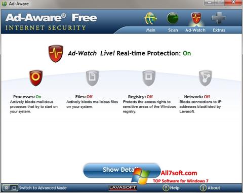 Screenshot Ad-Aware untuk Windows 7