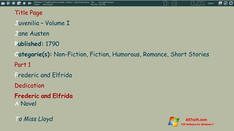 Screenshot ICE Book Reader untuk Windows 7