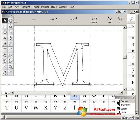 Screenshot Fontographer untuk Windows 7