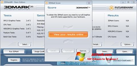 Screenshot 3DMark06 untuk Windows 7
