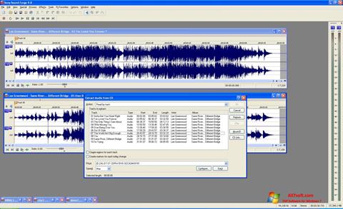 Screenshot Sound Forge untuk Windows 7