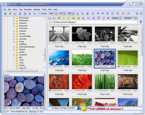 Screenshot FastStone Image Viewer untuk Windows 7