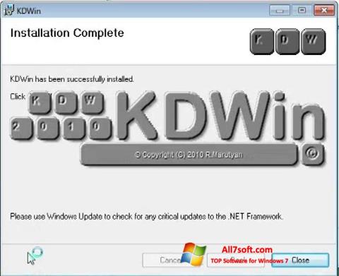 Screenshot KDWin untuk Windows 7