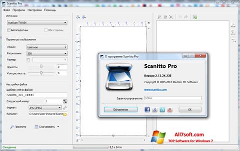 Screenshot Scanitto Pro untuk Windows 7