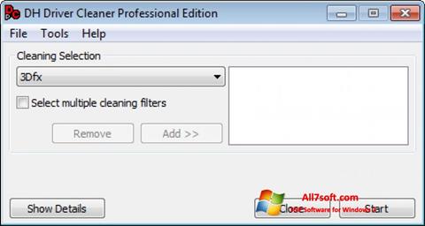 Screenshot Driver Cleaner untuk Windows 7