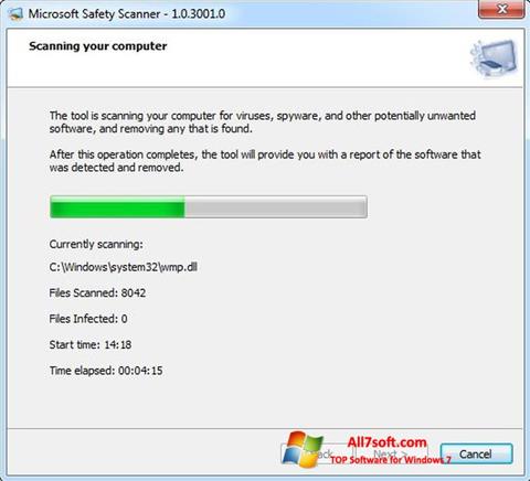 Screenshot Microsoft Safety Scanner untuk Windows 7
