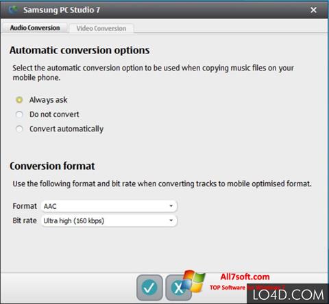 Screenshot Samsung PC Studio untuk Windows 7