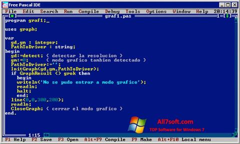 Screenshot Free Pascal untuk Windows 7