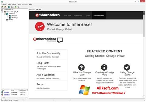 Screenshot InterBase untuk Windows 7