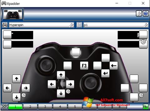 Screenshot Xpadder untuk Windows 7