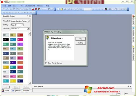 Screenshot PCStitch untuk Windows 7