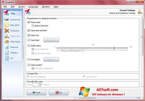Screenshot DupKiller untuk Windows 7