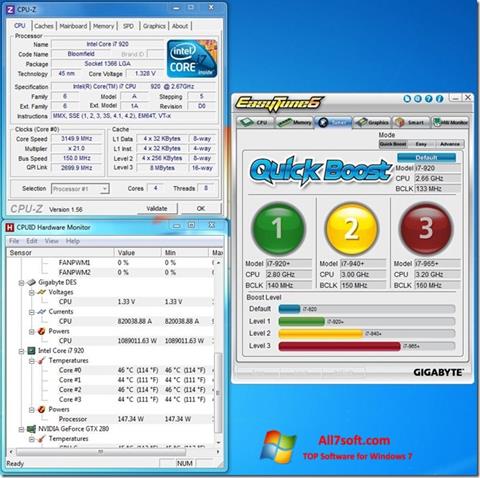 Screenshot EasyTune untuk Windows 7