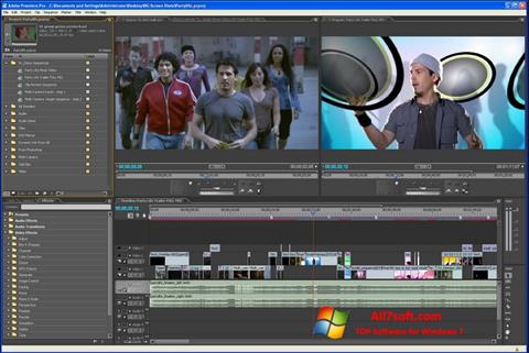 Screenshot Adobe Premiere Pro untuk Windows 7