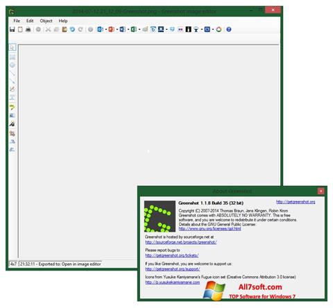 Screenshot Greenshot untuk Windows 7
