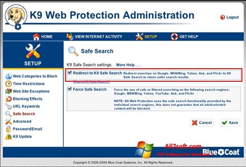 Screenshot K9 Web Protection untuk Windows 7