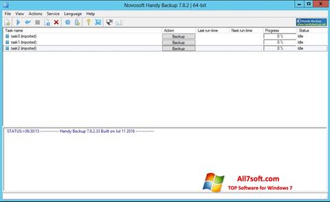 Screenshot Handy Backup untuk Windows 7