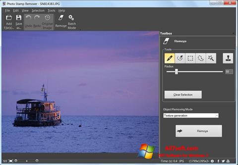 Screenshot Photo Stamp Remover untuk Windows 7