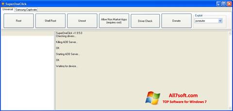 Screenshot SuperOneClick untuk Windows 7
