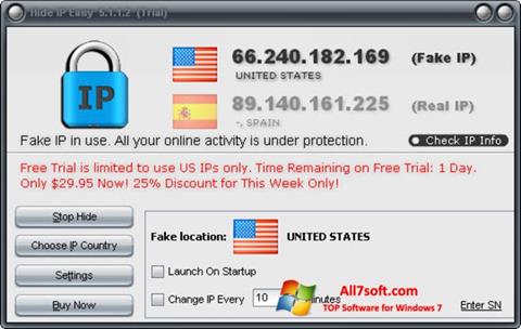 Screenshot Hide IP Easy untuk Windows 7