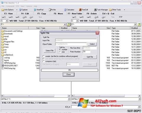 Screenshot File Master untuk Windows 7