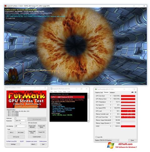 Screenshot FurMark untuk Windows 7