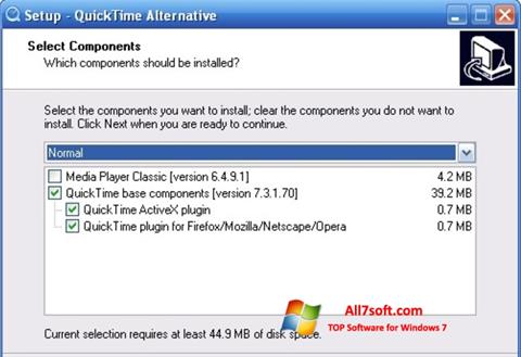 Screenshot QuickTime Alternative untuk Windows 7