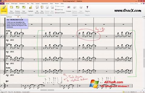 Screenshot Sibelius untuk Windows 7