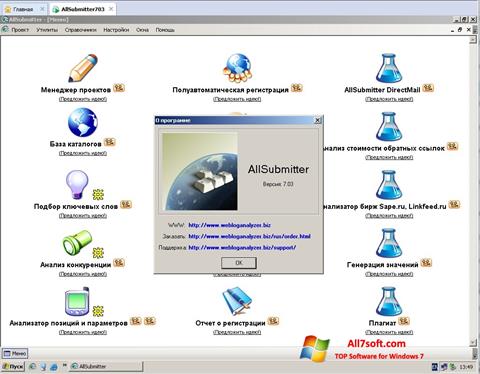Screenshot AllSubmitter untuk Windows 7