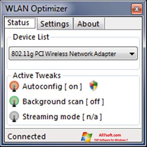 Screenshot WLAN Optimizer untuk Windows 7