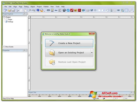 Screenshot AutoPlay Media Studio untuk Windows 7