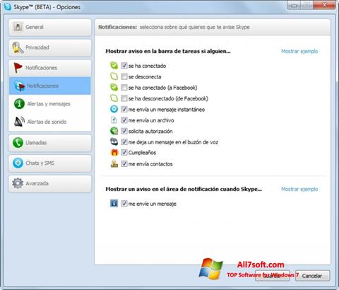 Screenshot Skype Beta untuk Windows 7