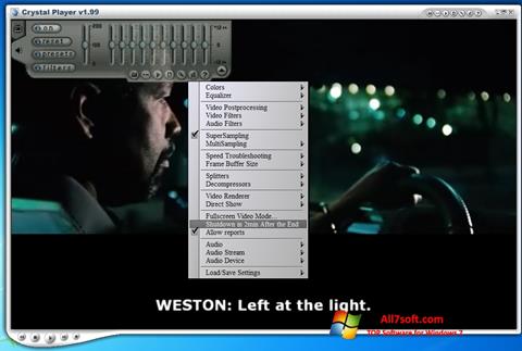 Screenshot Crystal Player untuk Windows 7