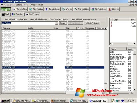 Screenshot Soulseek untuk Windows 7
