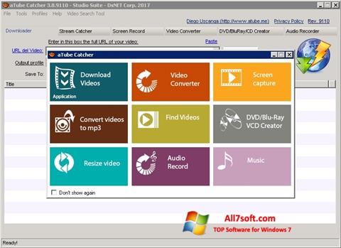 Screenshot aTube Catcher untuk Windows 7