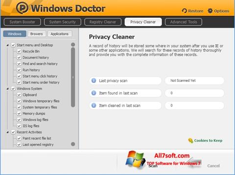 Screenshot Windows Doctor untuk Windows 7
