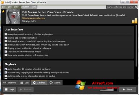 Screenshot Screamer Radio untuk Windows 7