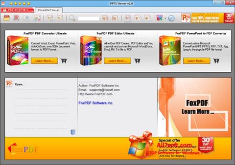 Screenshot PPTX Viewer untuk Windows 7