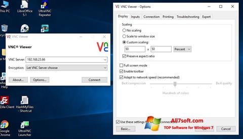 Screenshot VNC untuk Windows 7