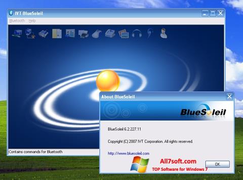 Screenshot BlueSoleil untuk Windows 7